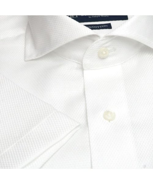 TOKYO SHIRTS(TOKYO SHIRTS)/形態安定 ホリゾンタルワイドカラー  綿100% 半袖ビジネスワイシャツ/img03