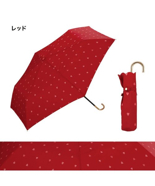 Wpc．(Wpc．)/【Wpc.公式】雨傘 タイニーハート ミニ  50cm 晴雨兼用 レディース 折りたたみ傘/img05
