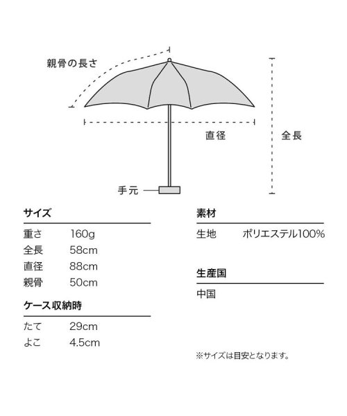 Wpc．(Wpc．)/【Wpc.公式】雨傘 タイニーハート ミニ  50cm 晴雨兼用 レディース 折りたたみ傘/img07