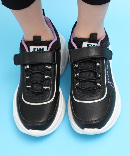 Jenni ジェニィ 厚底 スニーカー 新作 靴 キッズ ティーン 女の子 かわいい ジュニア 軽量 ロゴ パステルカラー スポーティ ガーリー 小さいサイズ Jenni Jenni Magaseek