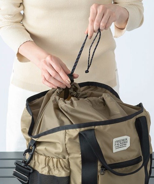 大容量なのに軽量◎【FREDRIK PACKERS / フレドリックパッカーズ】210D　TIPI TOTE ティピトート マザーズトートバッグ