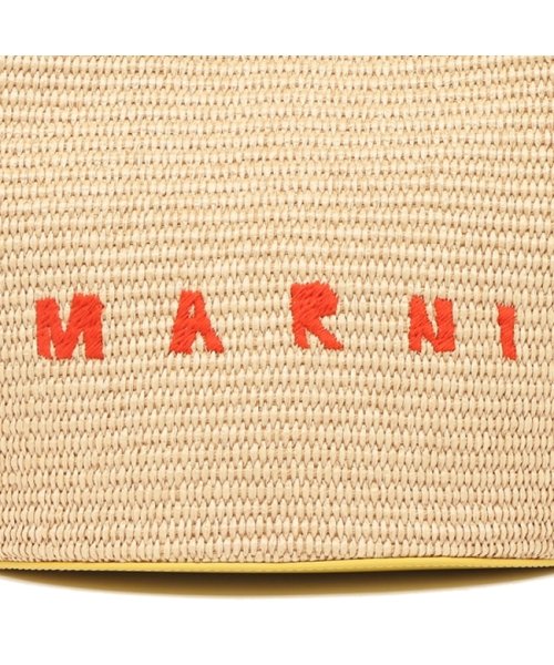 MARNI(マルニ)/マルニ ハンドバッグ ショルダーバッグ トロピカリア Sサイズ かごバッグ ベージュ イエロー レディース MARNI BMMP0068Q0 P3860 Z3O/img08