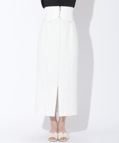 And Couture(アンドクチュール)/コルセットベルト付きロングタイトスカート/img01
