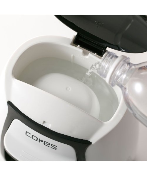 Cores(コレス)/【日本正規品】コレス コーヒーメーカー Cores 1カップコーヒーメーカー ゴールドフィルター フィルター付き コンパクト オートオフ機能 C312WH/img04