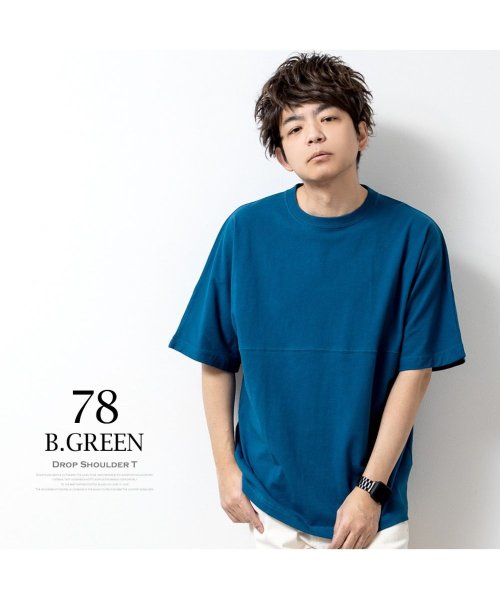  GENELESS(GENELESS)/tシャツ メンズ 半袖 BIGtシャツ オーバーサイズ USAコットン ドロップショルダー 半袖Tシャツ/img14