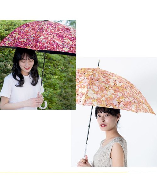 Wpc．(Wpc．)/【Wpc.公式】plantica×Wpc. フラワーアンブレラ ロング 58cm 雨晴兼用 完全遮光 遮熱 UVカット100％ レディース 長傘/img05