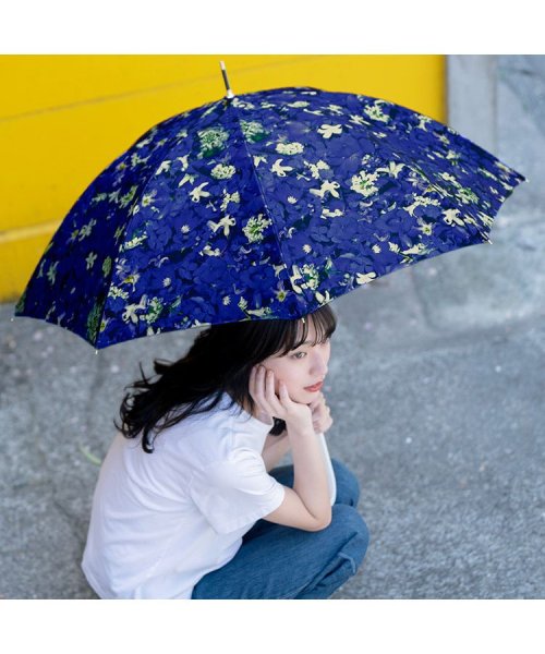 Wpc．(Wpc．)/【Wpc.公式】plantica×Wpc. フラワーアンブレラ ロング 58cm 雨晴兼用 完全遮光 遮熱 UVカット100％ レディース 長傘/img06