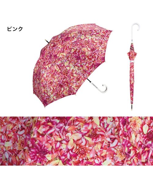 Wpc．(Wpc．)/【Wpc.公式】plantica×Wpc. フラワーアンブレラ ロング 58cm 雨晴兼用 完全遮光 遮熱 UVカット100％ レディース 長傘/img12