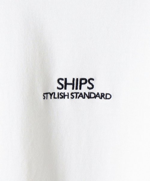 SHIPS MEN(シップス　メン)/*SHIPS: STYLISH STANDARD ロゴ 刺繍 Tシャツ/img43