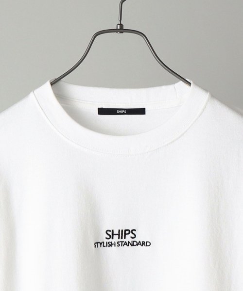 SHIPS MEN(シップス　メン)/*SHIPS: STYLISH STANDARD ロゴ 刺繍 Tシャツ/img44