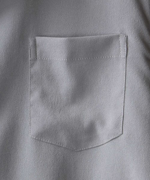 LAZAR(ラザル)/【Lazar】ポリトロ ドレープ トロミ ムジ ストライプ 総柄 オーバーサイズ オープンカラー S/Sシャツ メンズ 半袖/img72
