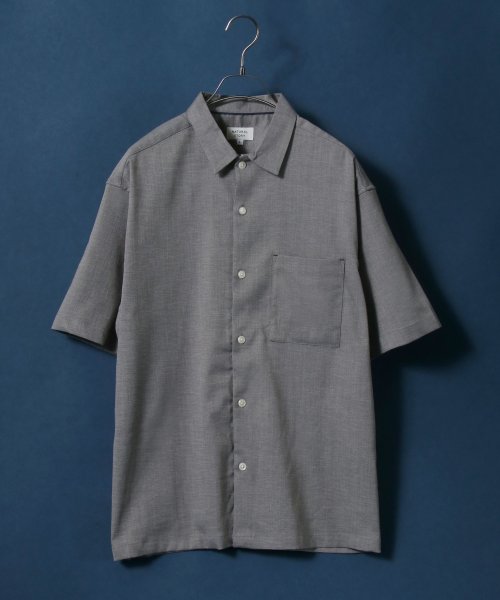 ANPAS(ANPAS)/【ANPAS】Linen Like Shirt Jacket SET－UP/麻風シャツジャケット＆ワイドテーパードパンツ セットアップ メンズ/img12