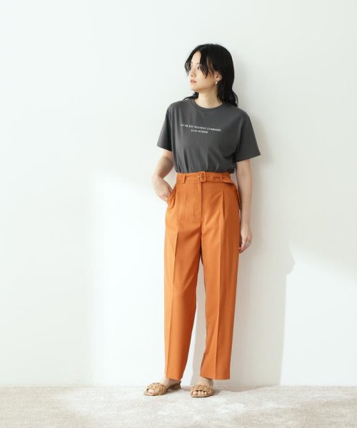 N Natural Beauty Basic(エヌナチュラルビューティベーシック)/クルミベルト付ストレートパンツ《S Size Line》/img20