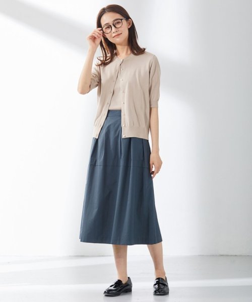 J.PRESS LADIES（LARGE SIZE）(J．プレス　レディス（大きいサイズ）)/【洗える・抗菌防臭】コットンアセテート カーディガン/img03