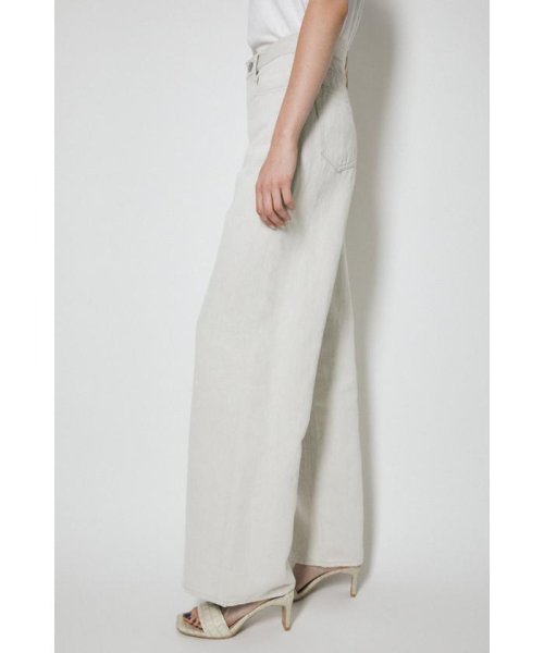 moussy(マウジー)/COTTON LINEN WIDE STRAIGHT/img02