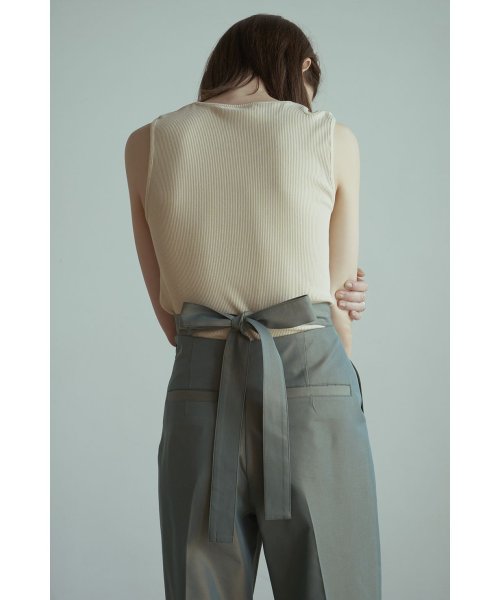 CLANE(クラネ)/BACK RIBBON PANTS/img09