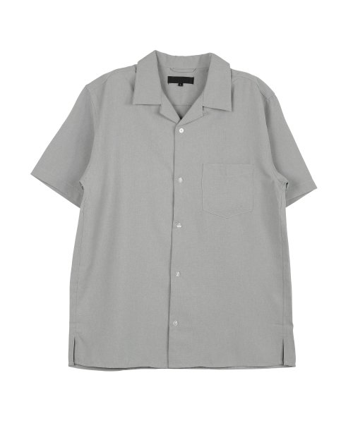 JIGGYS SHOP(ジギーズショップ)/ポリトロオープンカラーシャツ / 半袖シャツ メンズ カジュアルシャツ 5分袖 オープンカラー シャツ トップス/img04