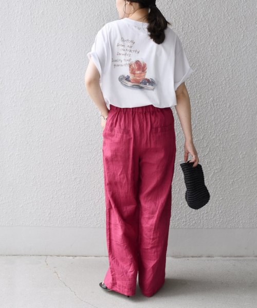 SHIPS WOMEN(シップス　ウィメン)/*オーガニックコットンカフェプリントTEE◇/img39