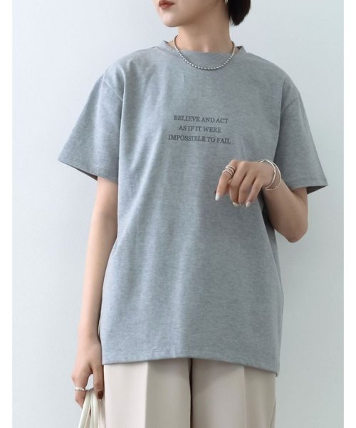 Re:EDIT(リエディ)/[日本製]メッセージロゴTシャツ/img13