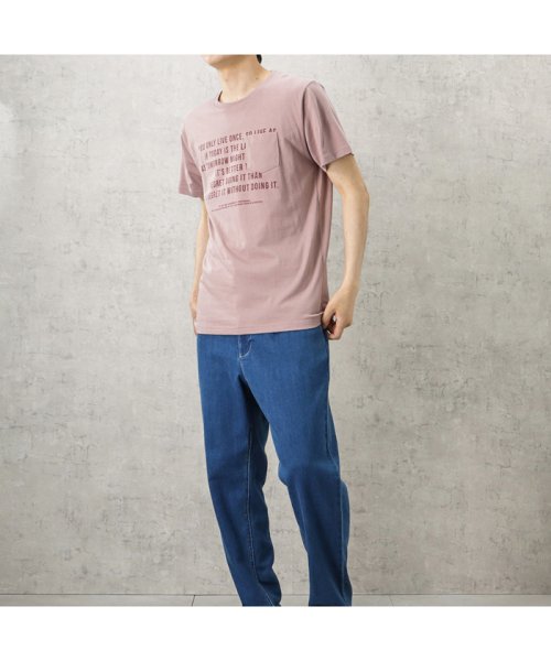 MAC HOUSE(men)(マックハウス（メンズ）)/T－GRAPHICS ティーグラフィックス 胸ポケット付きプリント半袖Tシャツ EJ223－MC302/img04