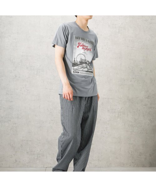 MAC HOUSE(men)(マックハウス（メンズ）)/T－GRAPHICS ティーグラフィックス フォトプリント半袖Tシャツ EJ223－MC304/img06