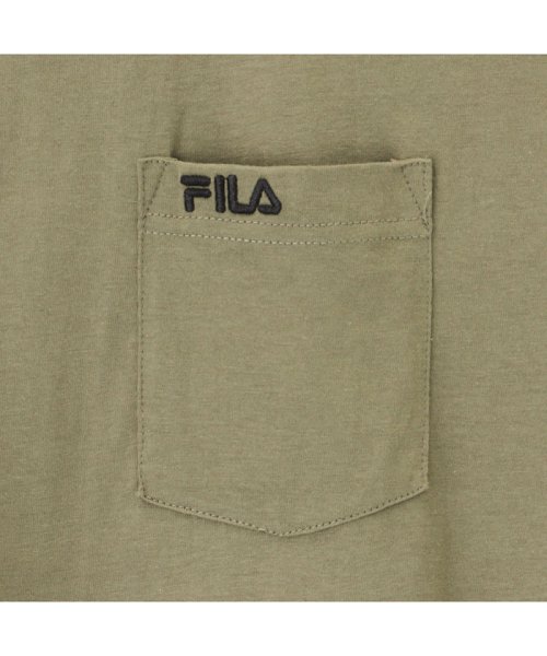 MAC HOUSE(men)(マックハウス（メンズ）)/FILA フィラ 胸ポケット付きワンポイント刺繍Tシャツ FH7860－EC/img09