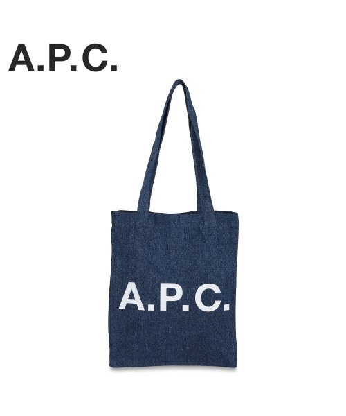 A P C アーペーセー トートバッグ メンズ レディース デニム Tote Lou ブルー Coetk M アーペーセー A P C Magaseek