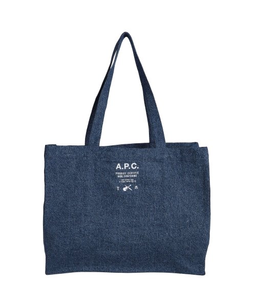 A.P.C.(アーペーセー)/A.P.C. アーペーセー トートバッグ メンズ レディース デニム SHOPPING DIANE ブルー COETK M61443/img02