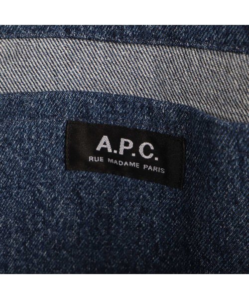 A.P.C.(アーペーセー)/A.P.C. アーペーセー トートバッグ メンズ レディース デニム SHOPPING DIANE ブルー COETK M61443/img08