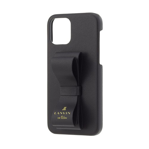 LANVIN en Bleu(Smartphone case)(ランバンオンブルー（スマホケース）)/LANVIN en Bleu － Slim Wrap Case Stand & Ring Ribbon for iPhone 13 [ Black ]/img02