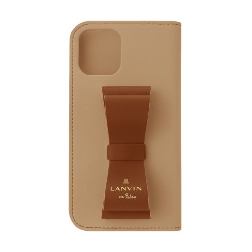 LANVIN en Bleu(Smartphone case)(ランバンオンブルー（スマホケース）)/LANVIN en Bleu － Folio Case Stand & Ring Ribbon 2－Tone for iPhone 13 Pro [ Retro/img01