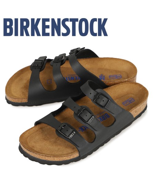 ビルケンシュトック Birkenstock フロリダ サンダル レディース 細幅 Florida ブラック 黒 ビルケンシュトック Birkenstock Magaseek