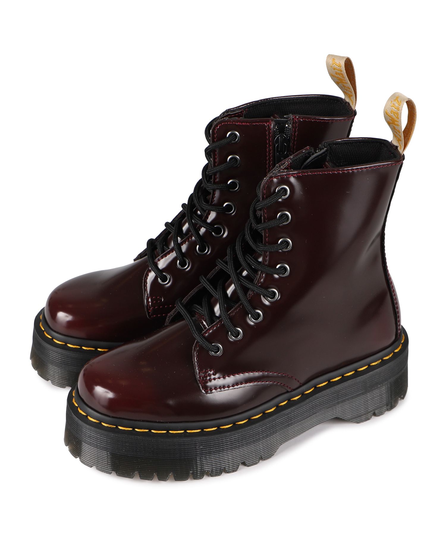 ドクターマーチン Dr.Martens 8ホール ブーツ 厚底 メンズ レディース V JADON 2 バーガンディー 22563600