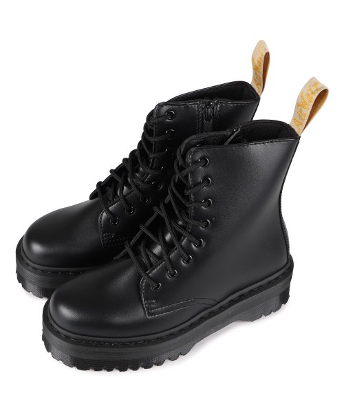 ドクターマーチン Dr Martens 8ホール ブーツ 厚底 メンズ レディース V Jadon 2 Mono 8 Eye Vegan ブラック ドクターマーチン Dr Martens Magaseek