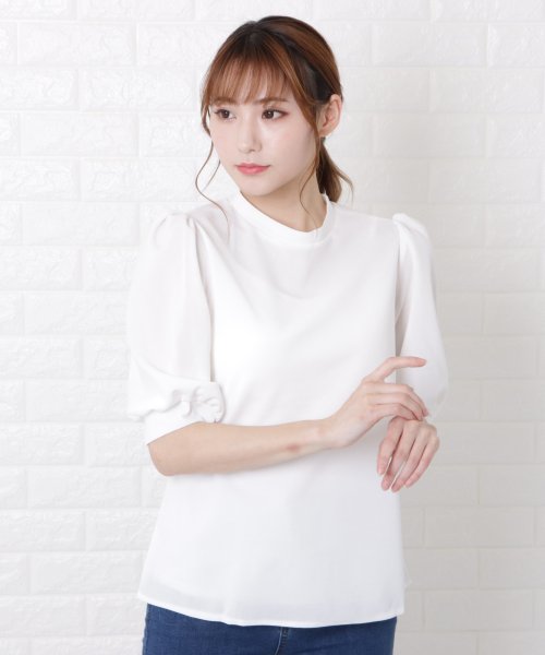セール ランタンスリーブ五分袖tシャツ レースレディース Lace Ladies Magaseek
