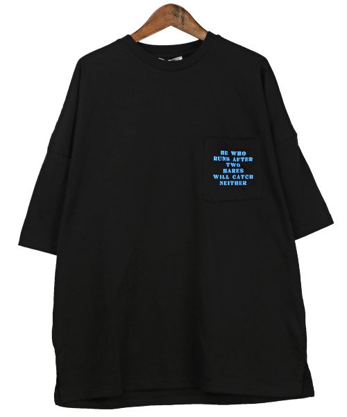 LUXSTYLE(ラグスタイル)/発泡ヴィンテージロゴプリントポケット半袖Tシャツ/Tシャツ メンズ 半袖 グラフィック ロゴ 発泡プリント ポケット/img14