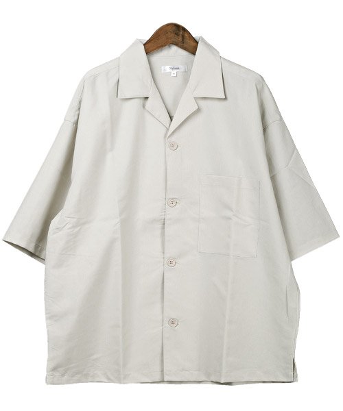 LUXSTYLE(ラグスタイル)/速乾ビッグオープンカラー半袖シャツ/オープンカラーシャツ メンズ 半袖 ビッグシルエット/img07