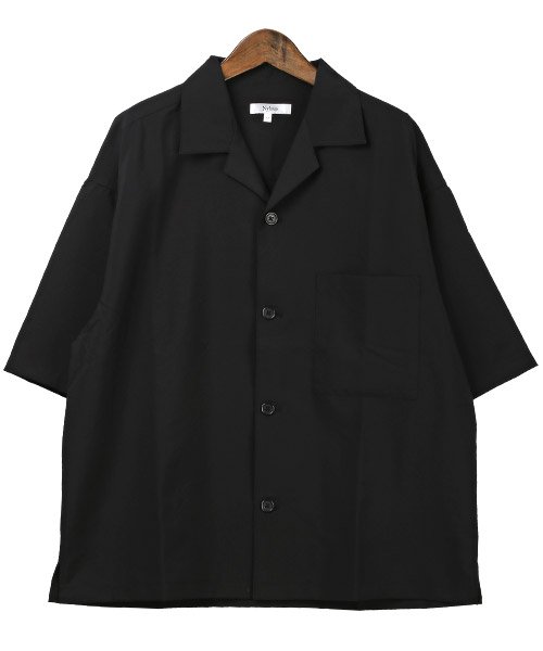 LUXSTYLE(ラグスタイル)/速乾ビッグオープンカラー半袖シャツ/オープンカラーシャツ メンズ 半袖 ビッグシルエット/img09