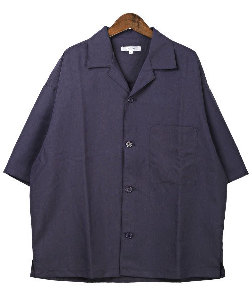 LUXSTYLE(ラグスタイル)/速乾ビッグオープンカラー半袖シャツ/オープンカラーシャツ メンズ 半袖 ビッグシルエット/img10