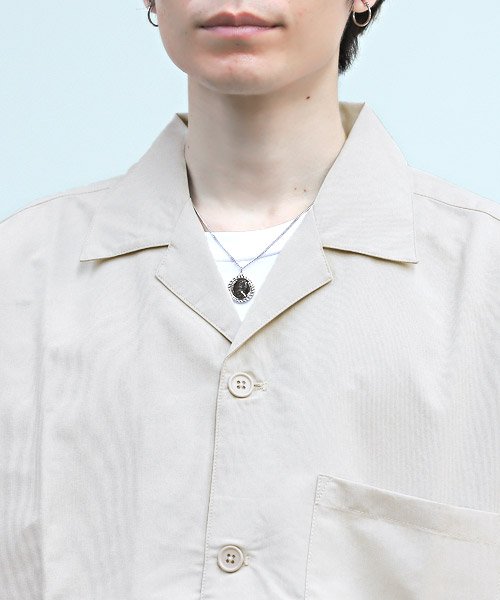 LUXSTYLE(ラグスタイル)/速乾ビッグオープンカラー半袖シャツ/オープンカラーシャツ メンズ 半袖 ビッグシルエット/img11