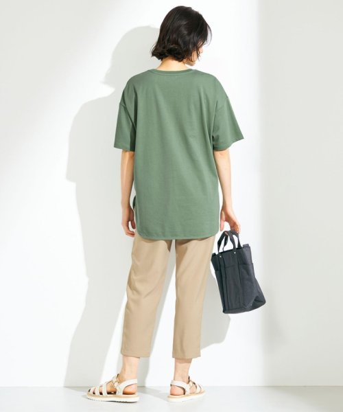 anyFAM(anyFAM)/【接触冷感・UVケア】TCオーガビッツカレッジロゴ Tシャツ/img03