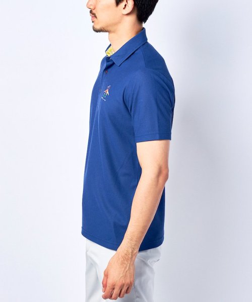 Munsingwear(マンシングウェア)/SUNSCREEN鹿の子バックプリント半袖ポロシャツ【アウトレット】/img02
