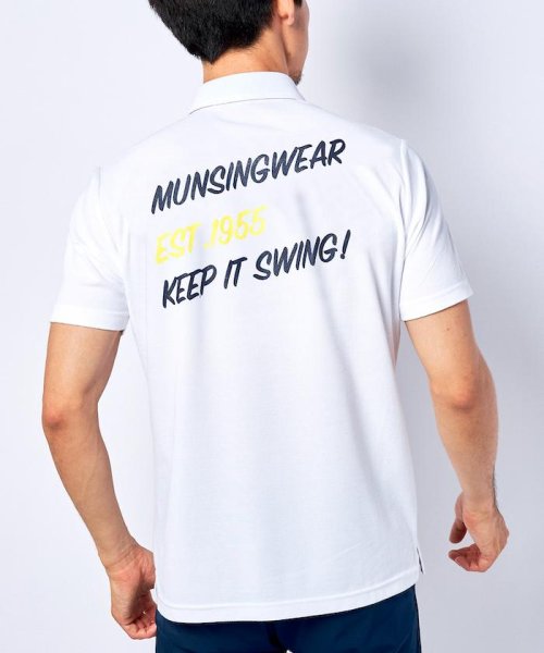 Munsingwear(マンシングウェア)/SUNSCREEN鹿の子バックプリント半袖ポロシャツ【アウトレット】/img04