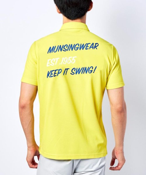 Munsingwear(マンシングウェア)/SUNSCREEN鹿の子バックプリント半袖ポロシャツ【アウトレット】/img07