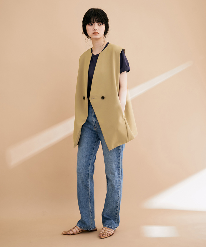 セール】〈SETアイテム〉ジレコンビリブワンピース(504761211