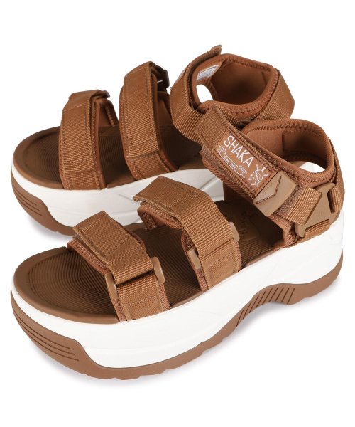 Shaka シャカ ネオバンジー チャンキー サンダル スポーツサンダル レディース 厚底 Neo Bungy Chunky ブラウン シャカ Shaka Magaseek Shaka シャカ ネオバンジー チャンキー サンダル スポーツサンダル レディース 厚底 Neo Bungy Chunky ブラウン シャカ Shaka Magaseek