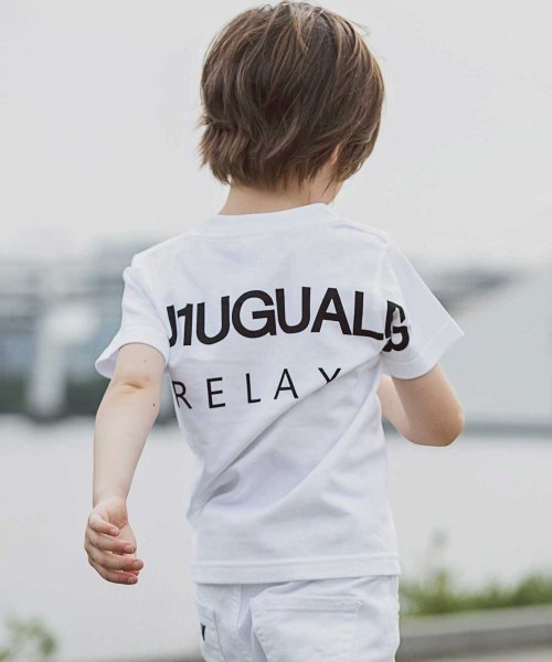 1PIU1UGUALE3 RELAX(1PIU1UGUALE3 RELAX)/1PIU1UGUALE3 RELAX(ウノピゥウノウグァーレトレ)Kids & Junior バックロゴプリントTシャツ/img07