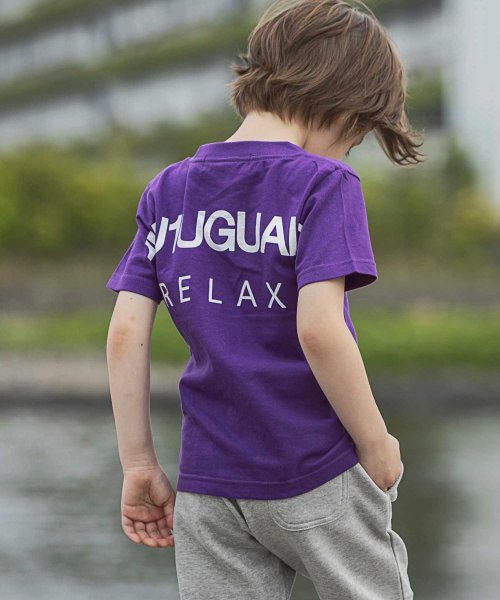 1PIU1UGUALE3 RELAX(1PIU1UGUALE3 RELAX)/1PIU1UGUALE3 RELAX(ウノピゥウノウグァーレトレ)Kids & Junior バックロゴプリントTシャツ/img19