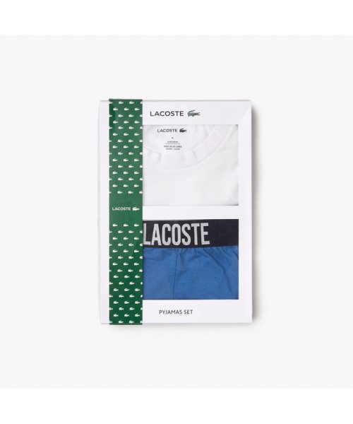 LACOSTE Mens(ラコステ　メンズ)/カラークロココットンジャージーショートパジャマ/img01