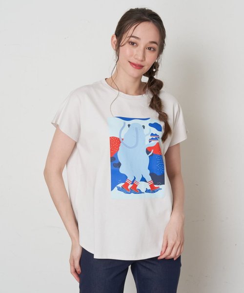 MK MICHEL KLEIN(エムケーミッシェルクラン)/コラボプリントTシャツ/Sophie×MICHEL KLEIN/img02